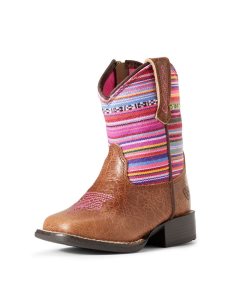 Dětské Westernové Boty Ariat Stompers Aurora Hnědé | IUBAP-0576