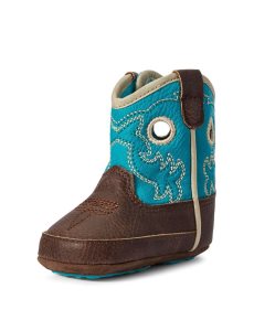 Dětské Westernové Boty Ariat Stompers Boston Tyrkysové Světle Tyrkysové | HZUJG-6948