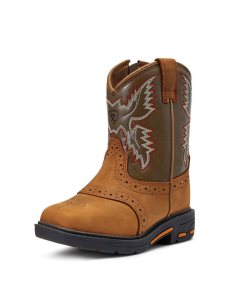 Dětské Westernové Boty Ariat Stompers Durango Hnědé | RPLNV-3917