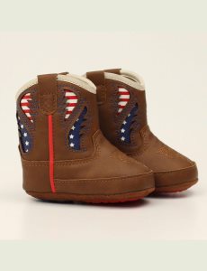 Dětské Westernové Boty Ariat Stompers George Hnědé | MQATD-5419