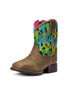 Dětské Westernové Boty Ariat Stompers Roswell Hnědé | IRZSQ-4152