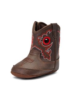 Dětské Westernové Boty Ariat Stompers Rough Stock Hnědé | PWVUS-6305