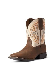 Dětské Westernové Boty Ariat Storm Hnědé | MGHTF-1487