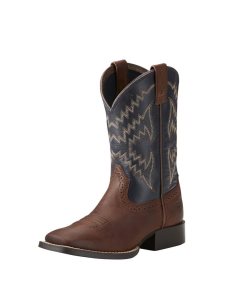 Dětské Westernové Boty Ariat Tycoon Hnědé | NGEBM-3712