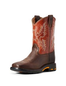 Dětské Westernové Boty Ariat Workhog Široké Square Špicí Viacfarebný | JLVDT-3572