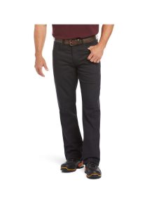 Pánské Kalhoty Ariat Rebar M4 Relaxed DuraStretch Platene 5 Pocket Boot Cut Černé | MBNYI-6381