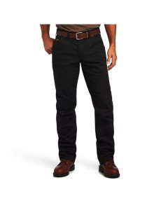 Pánské Kalhoty Ariat Rebar M5 Rovný DuraStretch Washed Twill Dungaree Rovný Leg Černé | FDBZM-1984