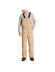 Pánské Kalhoty s Náprsenkou Ariat FR Insulated Overall Hnědožlutý | PUWFI-9582