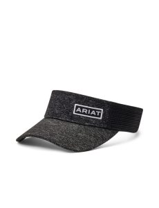 Pánské Klobouky Ariat Offset Logo Visor Černé | CWQAU-7853