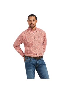 Pánské Kostýmové Košile Ariat Alejandro Classic Fit Hnědé | FNOGD-4082