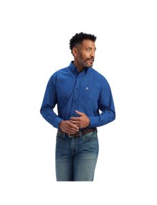 Pánské Kostýmové Košile Ariat Benedict Classic Fit Blankyt | QDYLU-0267