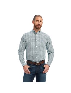 Pánské Kostýmové Košile Ariat Berwick Fitted Bílé | NPUMZ-0352