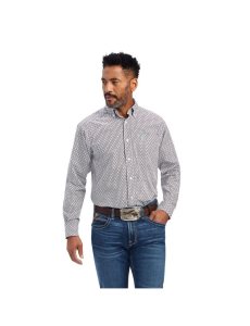 Pánské Kostýmové Košile Ariat Finleigh Classic Fit Bílé | NSHRY-5608