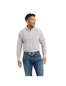 Pánské Kostýmové Košile Ariat Gilean Classic Fit Bílé | EWNIY-2107