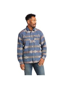 Pánské Kostýmové Košile Ariat Hector Retro Fit Blankyt | UMBJX-2180