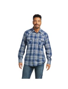 Pánské Kostýmové Košile Ariat Hempstead Retro Fit Indigo | CAIXO-6058