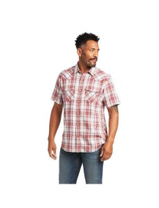 Pánské Kostýmové Košile Ariat Hennessey Retro Fit Tmavě Červené | CGPOW-5427