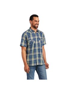 Pánské Kostýmové Košile Ariat Huey Retro Fit Světle Zelene | GYQPJ-2463