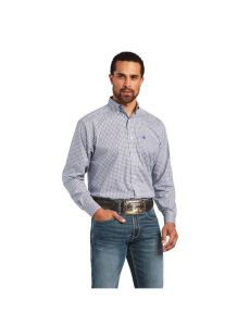 Pánské Kostýmové Košile Ariat Ilan Stretch Classic Fit Bílé | DZRNA-5136
