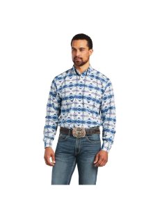 Pánské Kostýmové Košile Ariat Irvin Classic Fit Bílé | USEON-2376