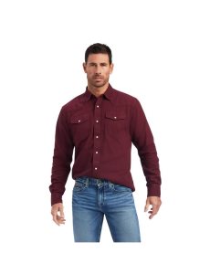 Pánské Kostýmové Košile Ariat Jurlington Retro Fit Čokolády | IFYHE-0172