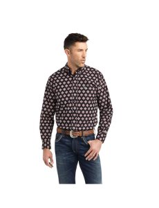 Pánské Kostýmové Košile Ariat Kasey Classic Fit Černé | DFIAH-1346