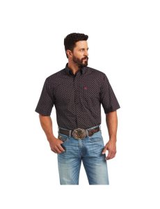Pánské Kostýmové Košile Ariat Major Classic Fit Černé | DQNGI-3518