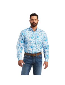Pánské Kostýmové Košile Ariat Marcus Classic Fit Bílé | CDAHX-9138