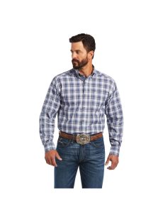 Pánské Kostýmové Košile Ariat Pro Series Bennett Classic Fit Tmavě Šedé Blankyt | LUPEC-8160