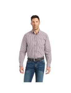 Pánské Kostýmové Košile Ariat Pro Series Francis Classic Fit Claret | NZHMK-0265