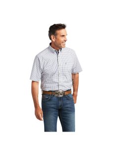 Pánské Kostýmové Košile Ariat Pro Series Taha Stretch Classic Fit Bílé | TOHVS-6732