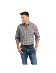 Pánské Kostýmové Košile Ariat Pro Series Wiley Stretch Classic Fit Černé | VXFLN-2670