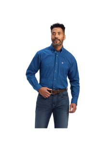 Pánské Kostýmové Košile Ariat Pro Series Bertrand Stretch Classic Fit Peacock | WBXPA-4971