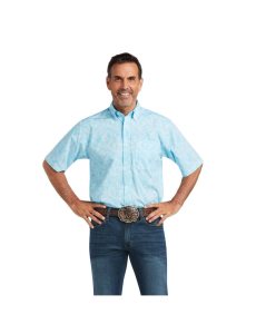 Pánské Kostýmové Košile Ariat Qusay Stretch Classic Fit Viacfarebný | EXOIT-0859