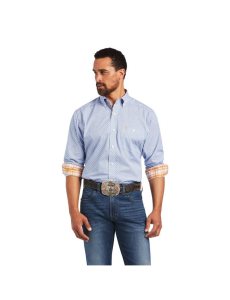 Pánské Kostýmové Košile Ariat Relentless Alacrity Stretch Classic Fit Blankyt | FDOQZ-2830