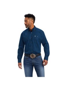 Pánské Kostýmové Košile Ariat Relentless Skillful Stretch Classic Fit Tmavě Blankyt | TZSUM-8912