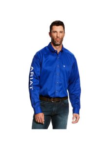 Pánské Kostýmové Košile Ariat Team Logo Twill Classic Fit Bílé | ZUOMR-4062