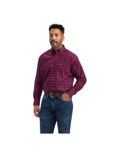 Pánské Kostýmové Košile Ariat Team Markus Classic Fit Fialové | LUZIE-6854