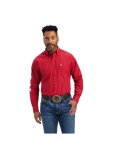 Pánské Kostýmové Košile Ariat Team Maximus Classic Fit Červené | WQBUR-8310