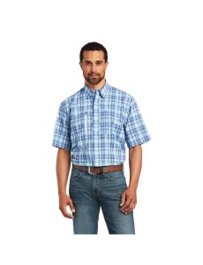 Pánské Kostýmové Košile Ariat VentTEK Classic Fit Blankyt | PCTUX-6813