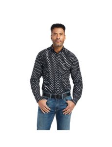Pánské Kostýmové Košile Ariat Washington Fitted Černé | MAHEG-1352