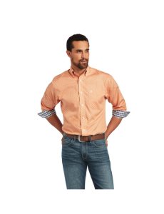 Pánské Kostýmové Košile Ariat Wrinkle Free Yakov Fitted Koralove | MDYVL-4678
