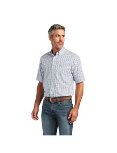 Pánské Kostýmové Košile Ariat Wrinkle Free Everley Classic Fit Bílé | SKWTB-9345