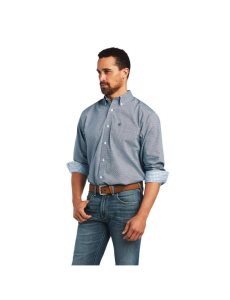 Pánské Kostýmové Košile Ariat Wrinkle Free Yoel Classic Fit Šedé | TGHCL-2538