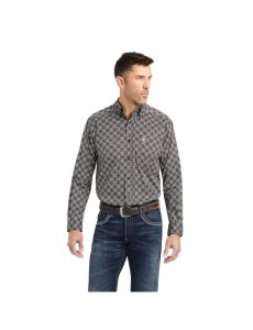 Pánské Kostýmové Košile Ariat Wyatt Stretch Classic Fit Bílé | CPRBL-5682