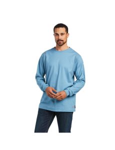 Pánské Košile Ariat FR AC Crew Šedé Blankyt | DHJWG-9746