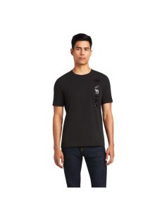 Pánské Košile Ariat Vertical Logo Černé | KLGWO-6391