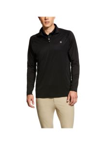 Pánské Mezivrstvy Ariat Sunstopper 1/4 Zip Černé | XIQNK-3410