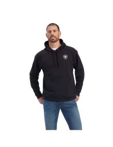 Pánské Mikiny Ariat Americana Block Černé | MDYLF-3726