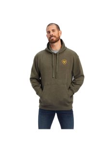 Pánské Mikiny Ariat Devotion Eagle Olivy Zelené | LMEZS-0267